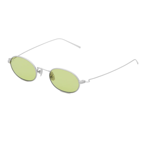Rio / Matte Silver Titanium & Lt Green Lens - Shade Files